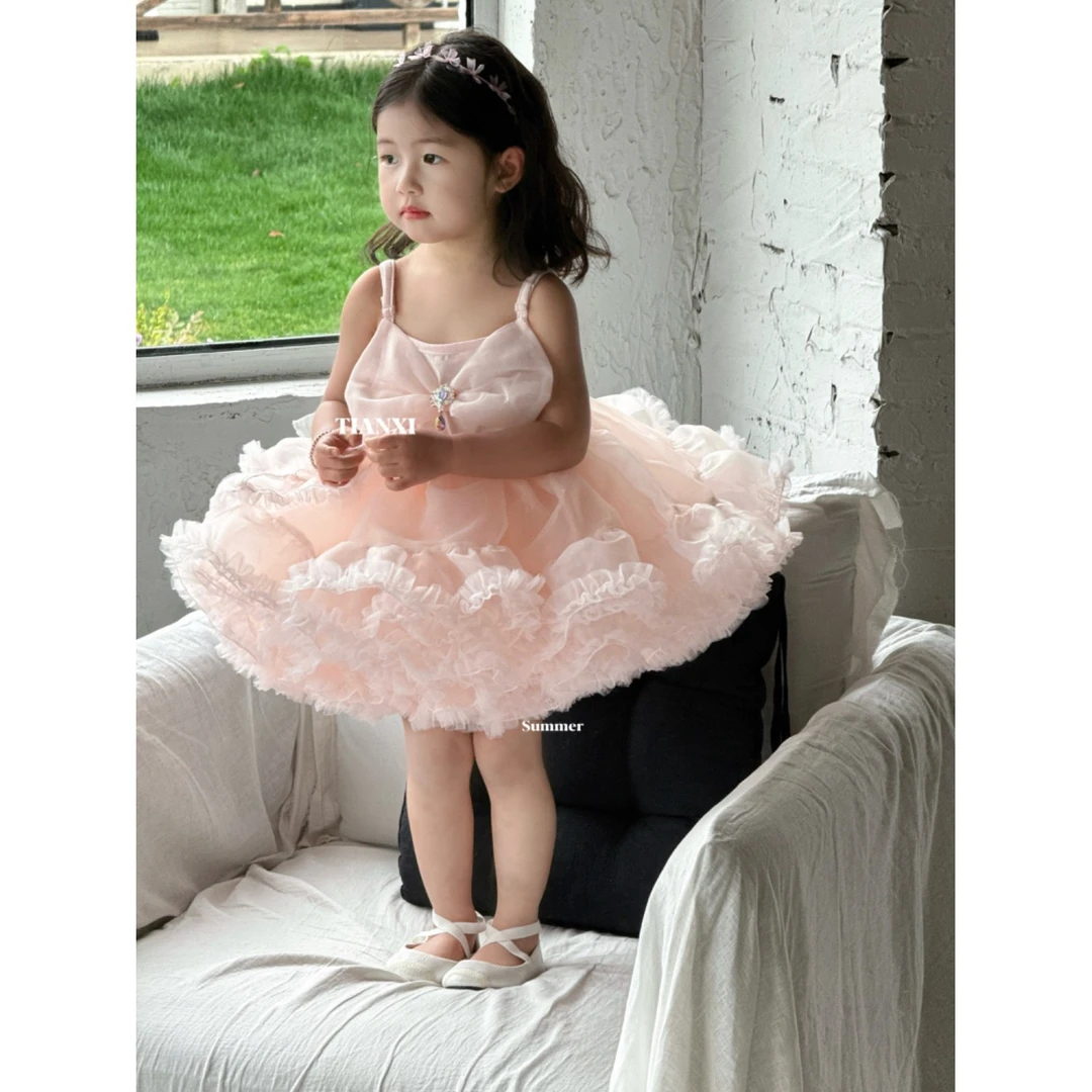 甜汐·25夏~蝴蝶结吊带蓬蓬裙80056（汉服）