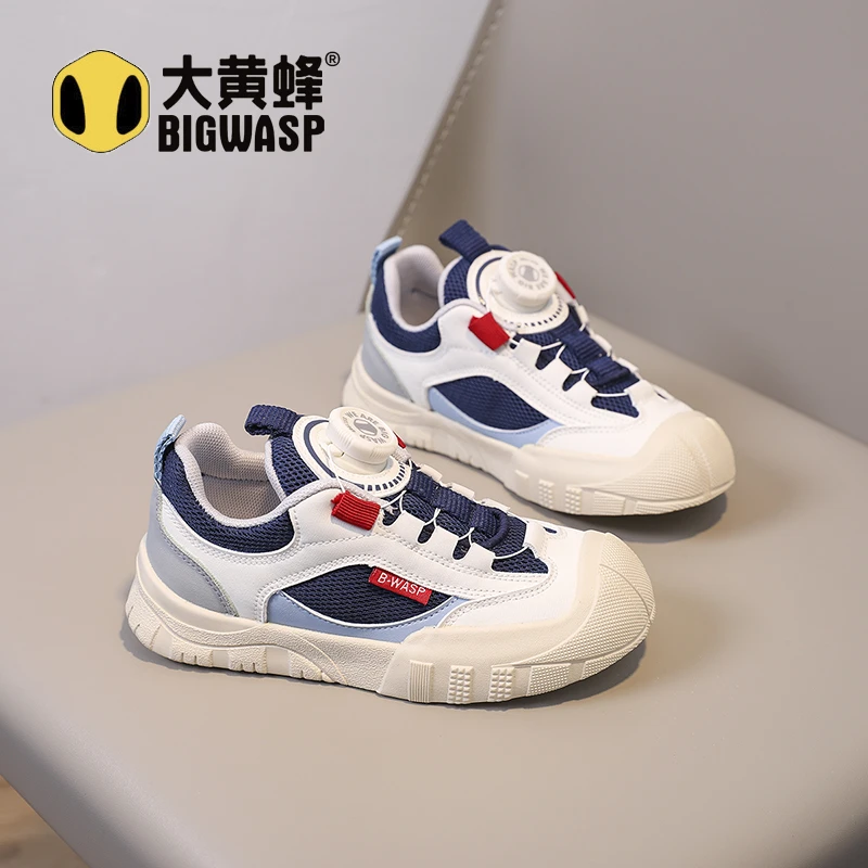 大黄蜂儿童运动鞋男童鞋6-12岁潮款儿童板鞋2025春秋季透气软底鞋
