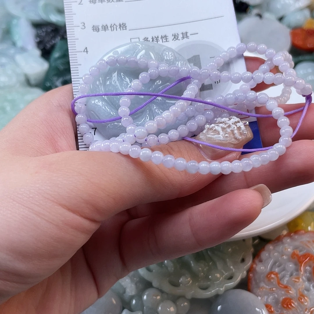 祁***翡翠未镶嵌颈饰947