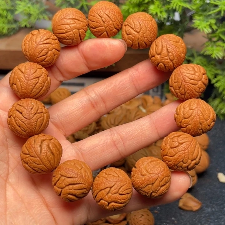 桃核手串龙纹桃核2