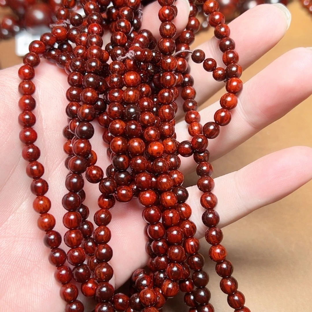 小叶紫檀手串/手链06琴料满芝麻纹