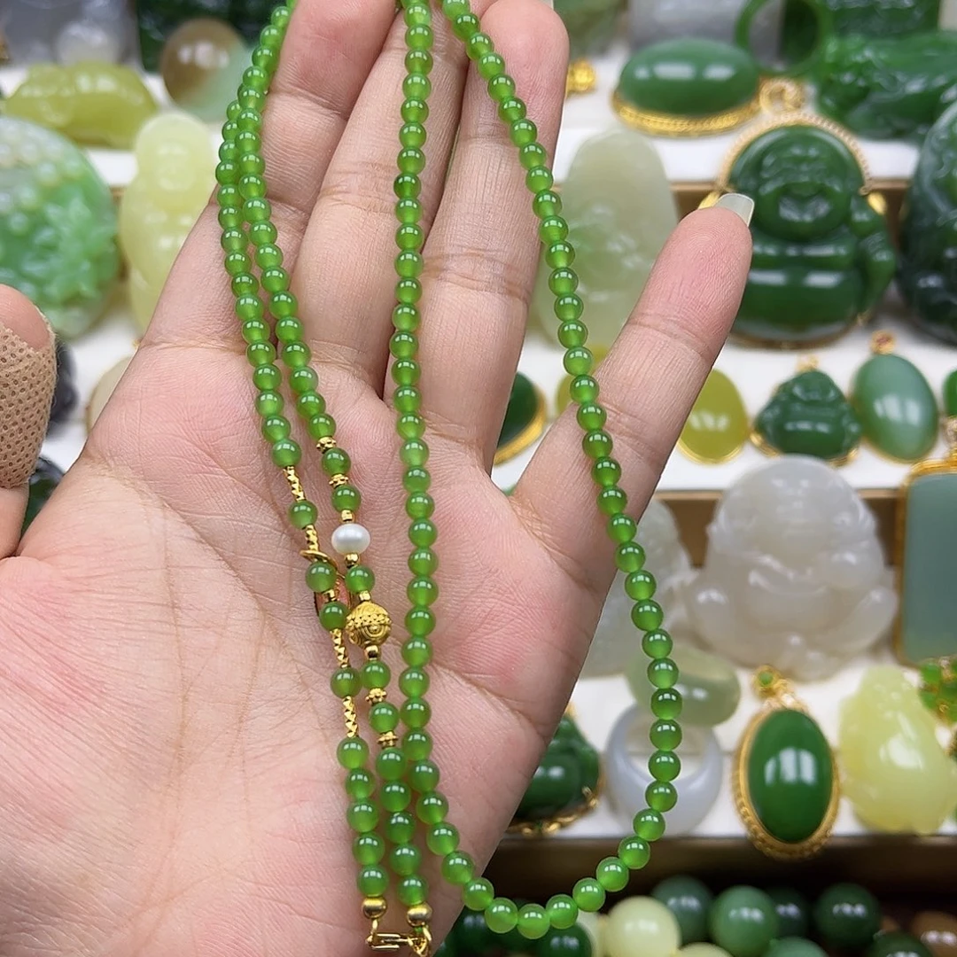 和田玉未镶嵌项链