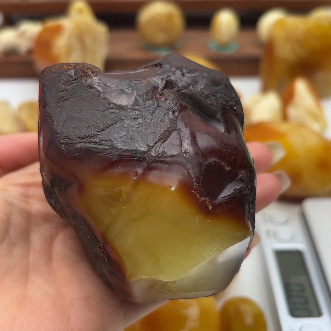 木***宝定制琥珀未镶嵌不退不换