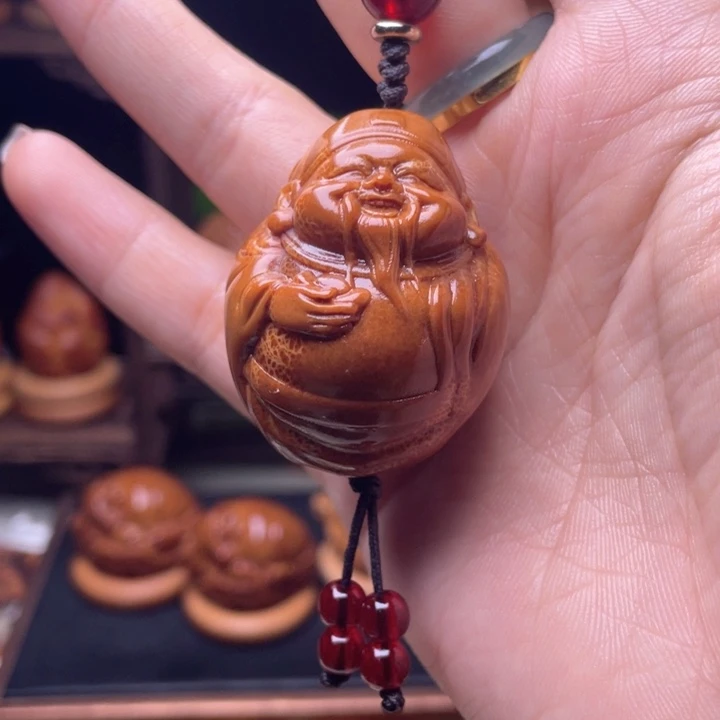 吊坠橄榄核财神单子3.3