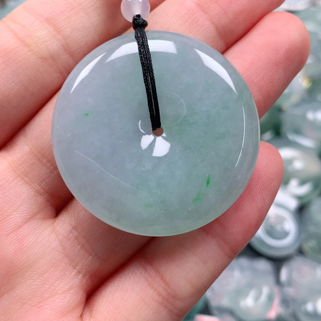 颈饰未镶嵌翡翠天然翡翠