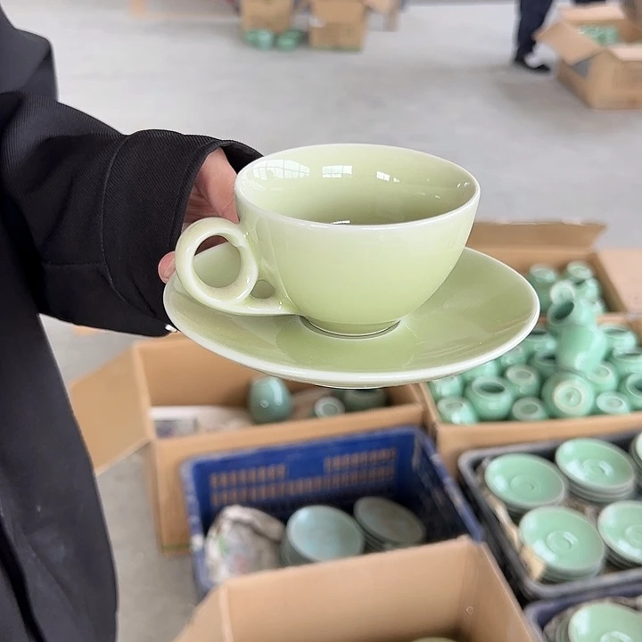 云间青瓷龙泉小米茶器
