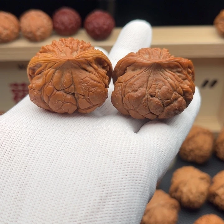 把件文玩核桃蛇头官帽