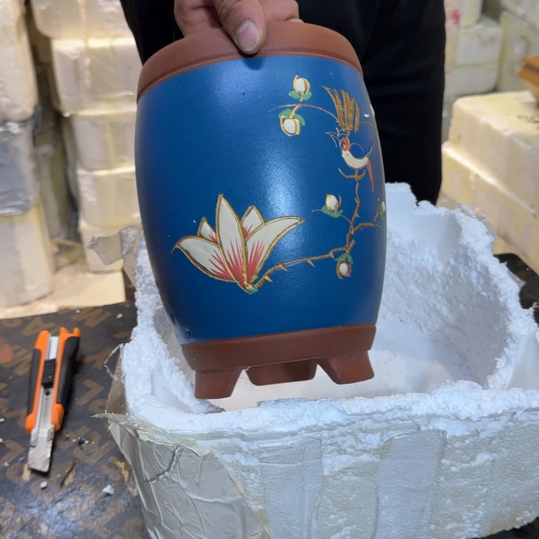 紫砂花盆瑕疵和瑕疵