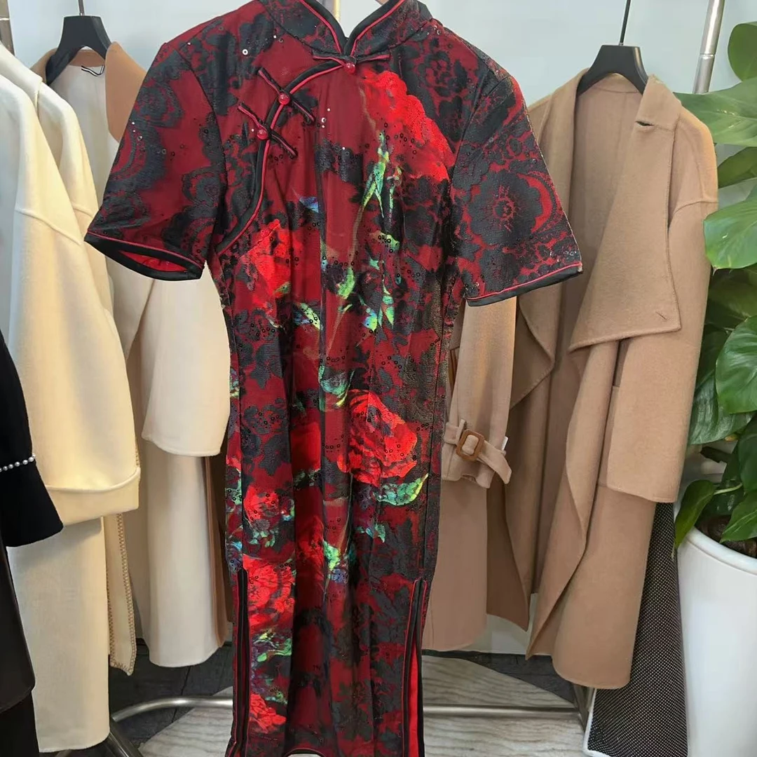 时尚百搭旗袍2755