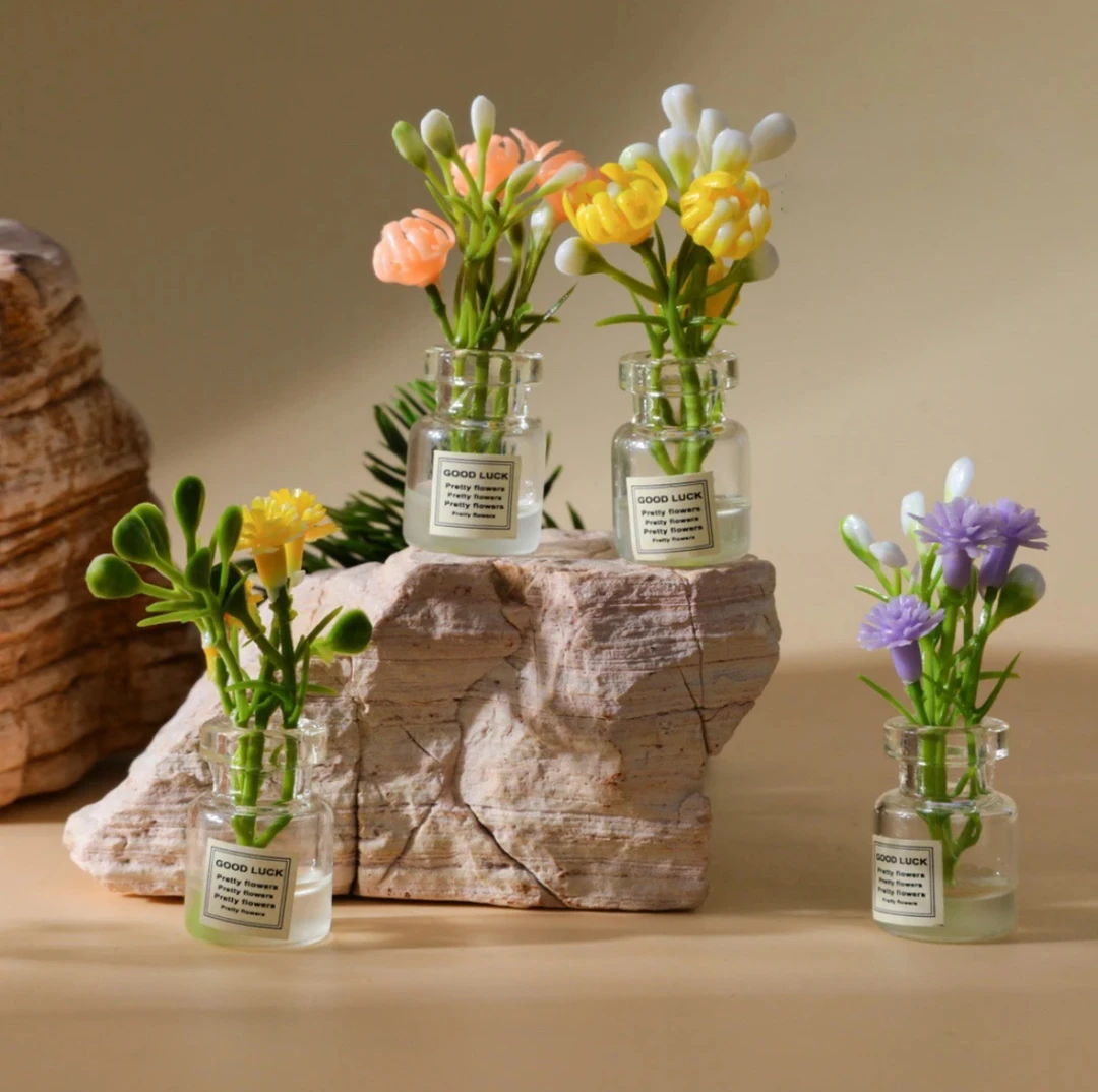 【九宫格】天选许愿款 夜光玻璃瓶花朵
