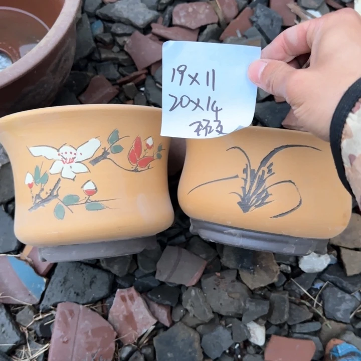 紫砂花盆特价清仓