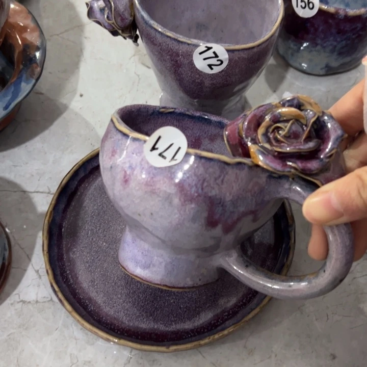 陶瓷懿树日式手捏餐具茶具
