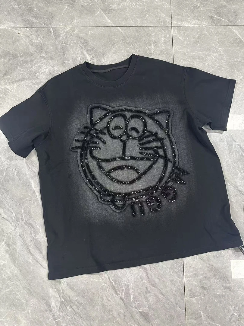 【娜娜推荐】L7952潮牌设计师百搭水洗重工上衣