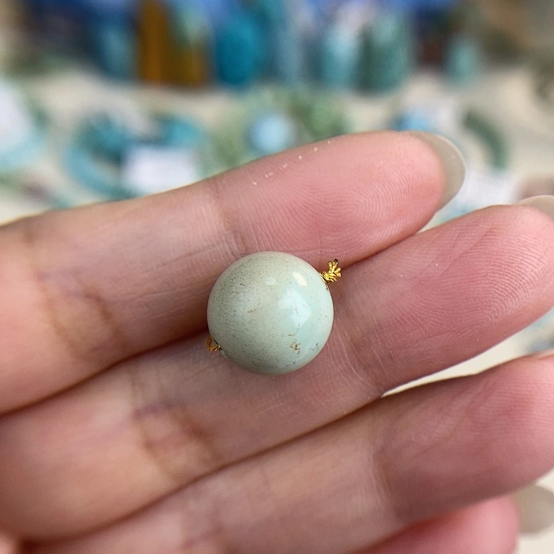 未镶嵌绿松石珠宝奇石10.9