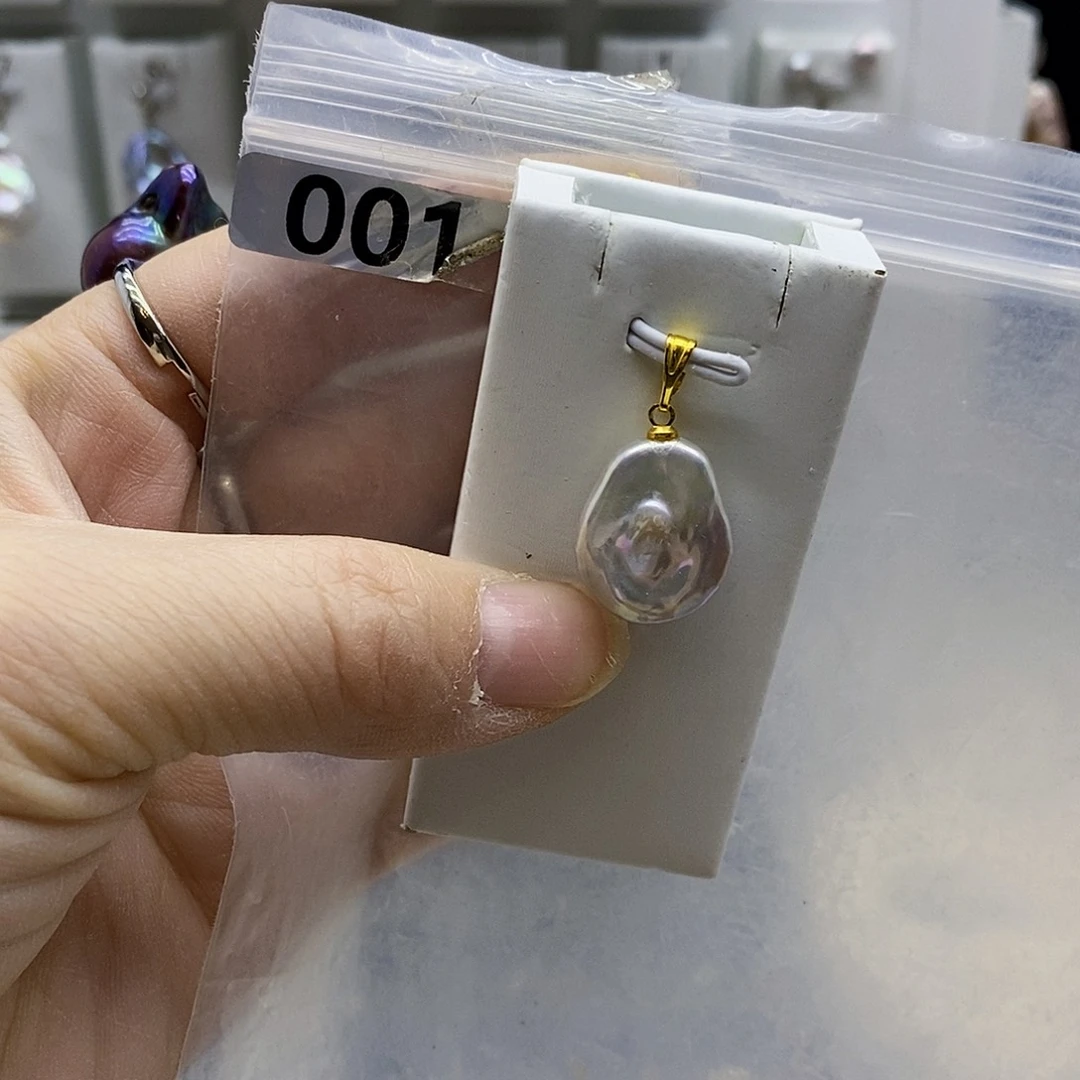 颈饰合金淡水珍珠