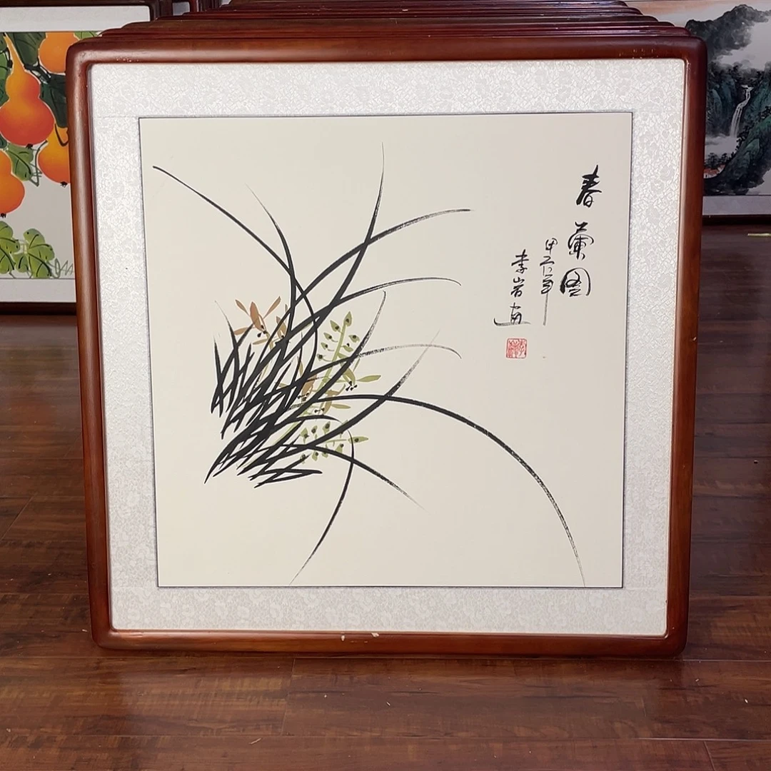 国画带框尺寸63*63厘米