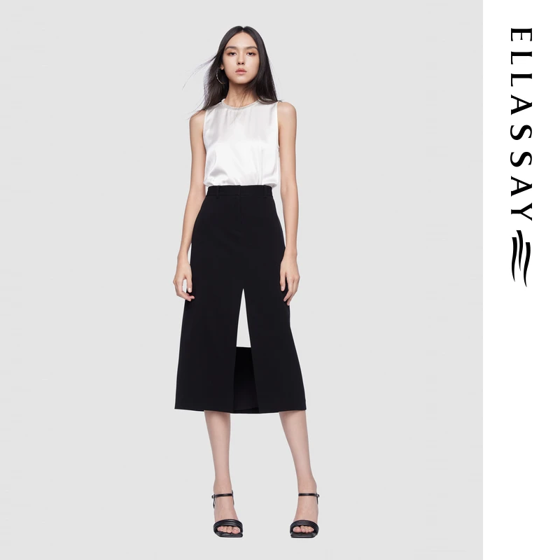 【粉丝专享】ELLASSAY2025新款两件式连衣裙女EWD362Y18500