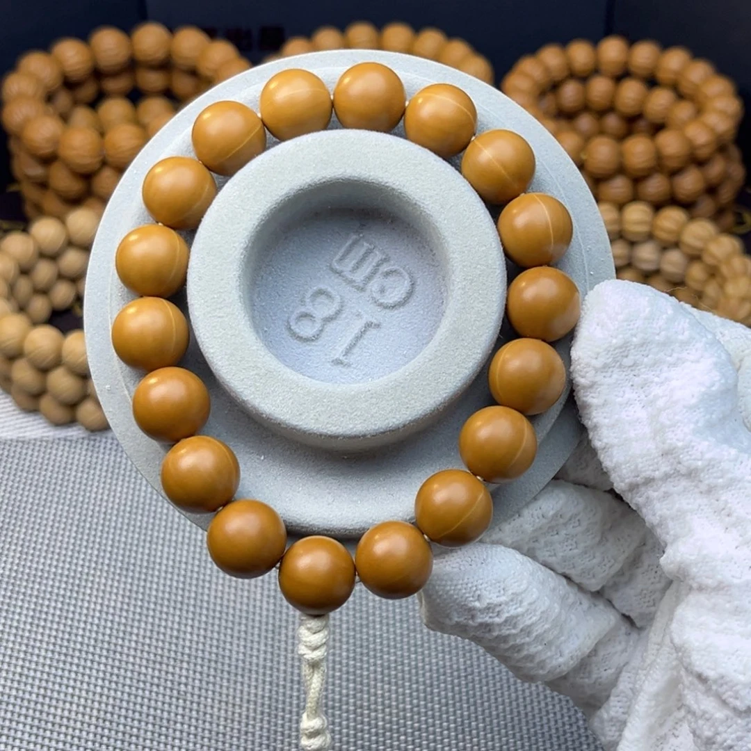 猴头核桃手串正圆光珠