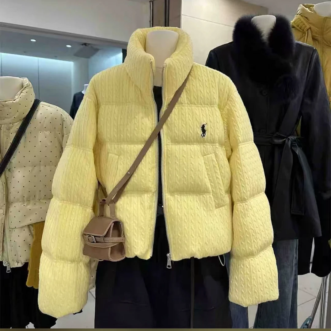 252.欧洲站时尚短款棉服3373款不能机洗衣长约65