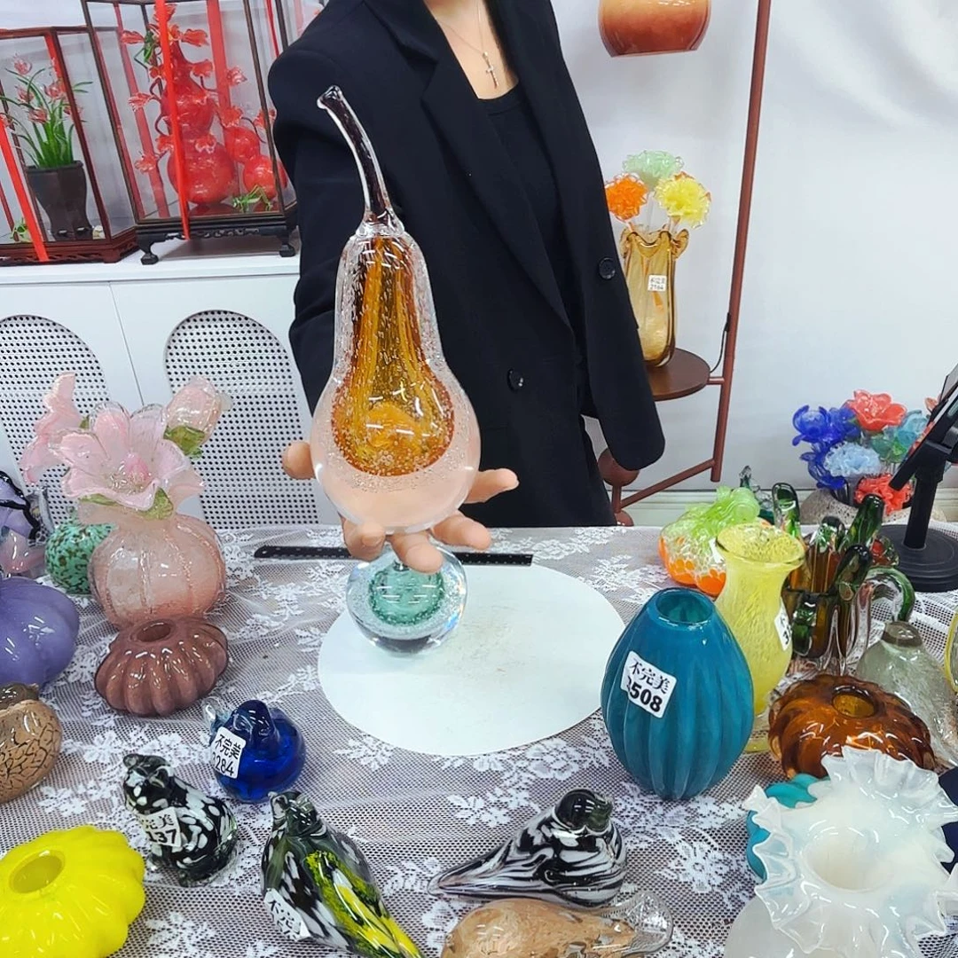 梨安妮家居琉璃摆件