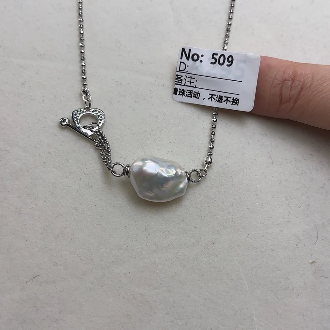 淡水珍珠项链合金