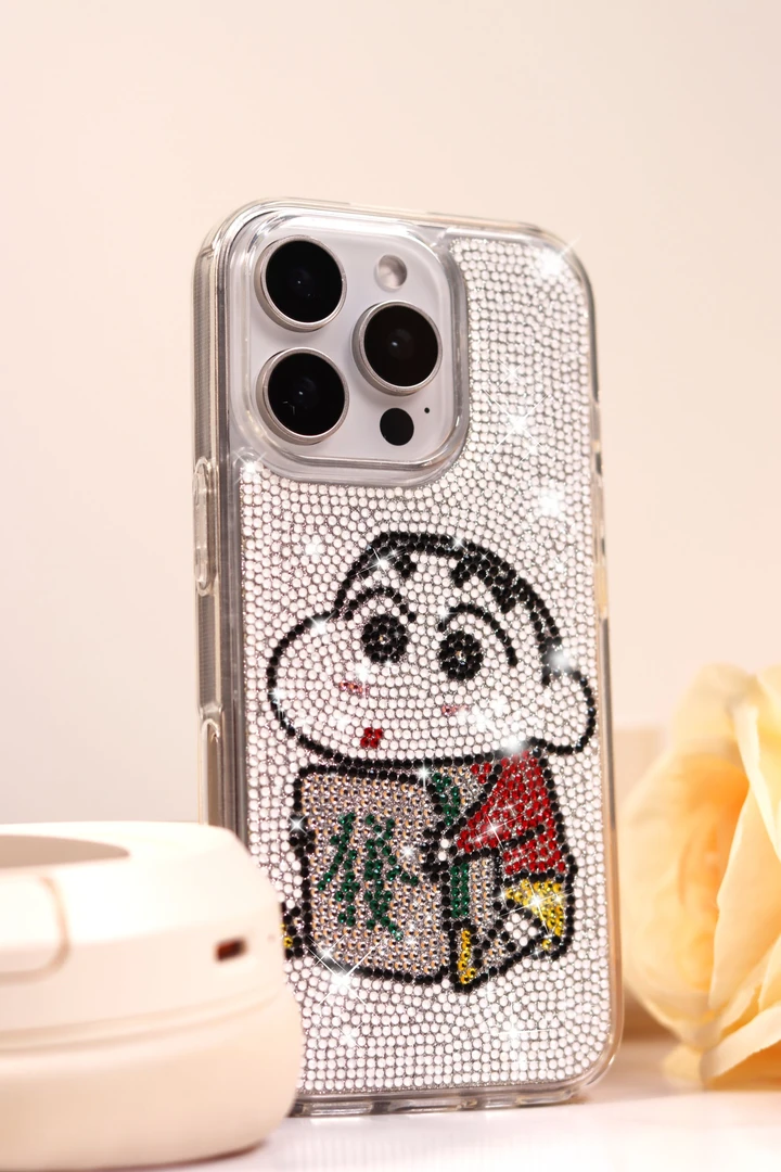 适用iphone16promax苹果15手机壳14防摔16pro少女闪钻16保护软套