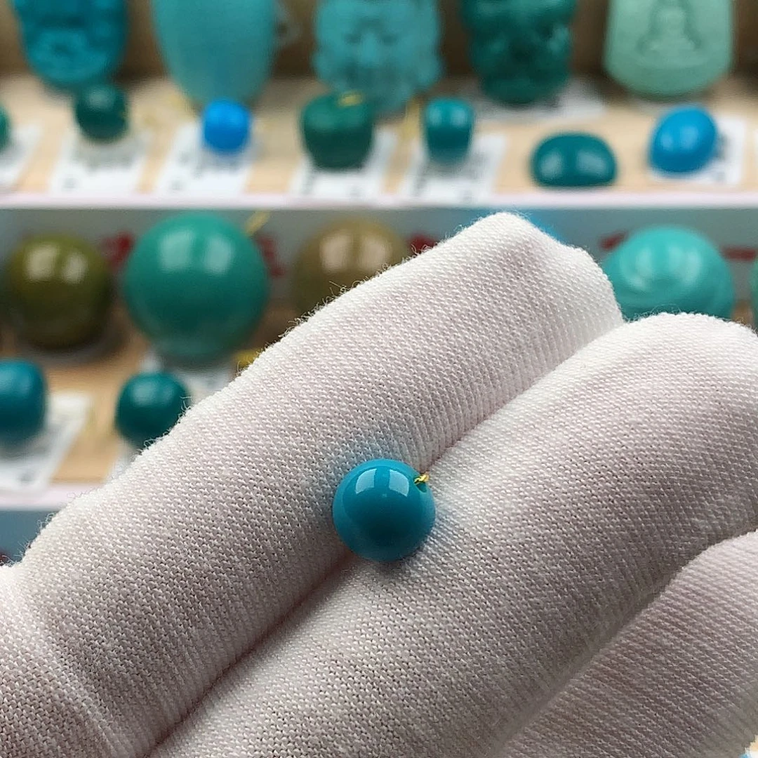 绿松石未镶嵌配饰7.5