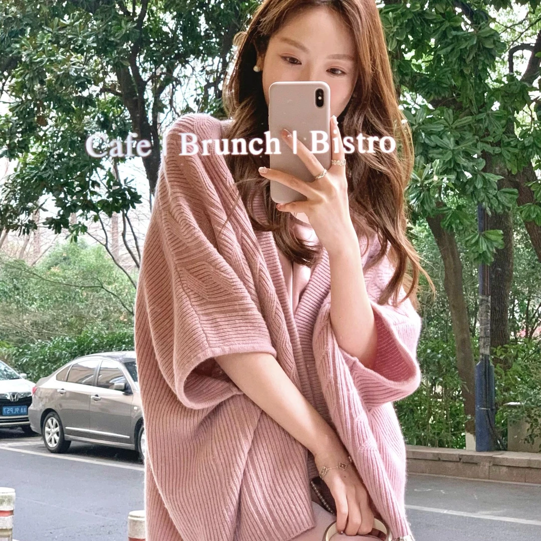 “3姨”【柔风絮语开衫】时尚百搭设计师气质      B185