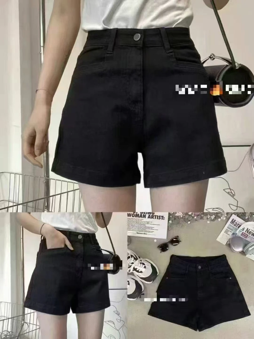 【韩衣舍】常规夏季高腰短裤显瘦百搭