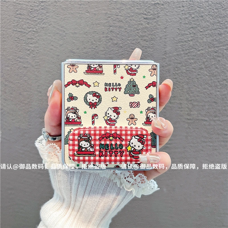 （华为novaflip系列）金属折叠皮纹适用华为novaflip手机保护壳防摔