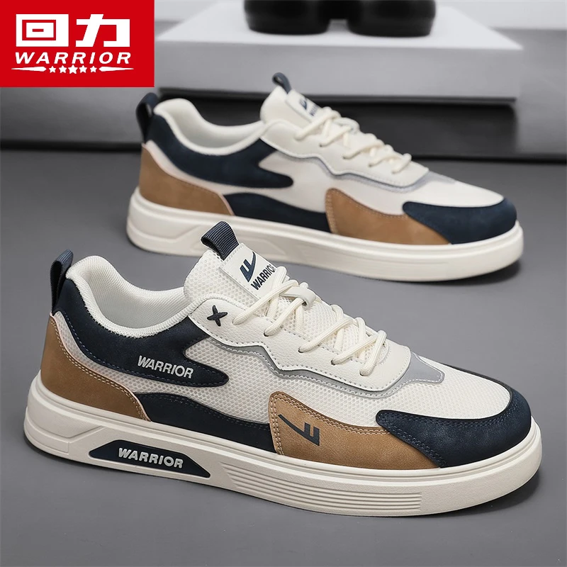 回力透气板鞋子男款爆款2025新款秋季百搭潮鞋干净感痞帅开车男鞋