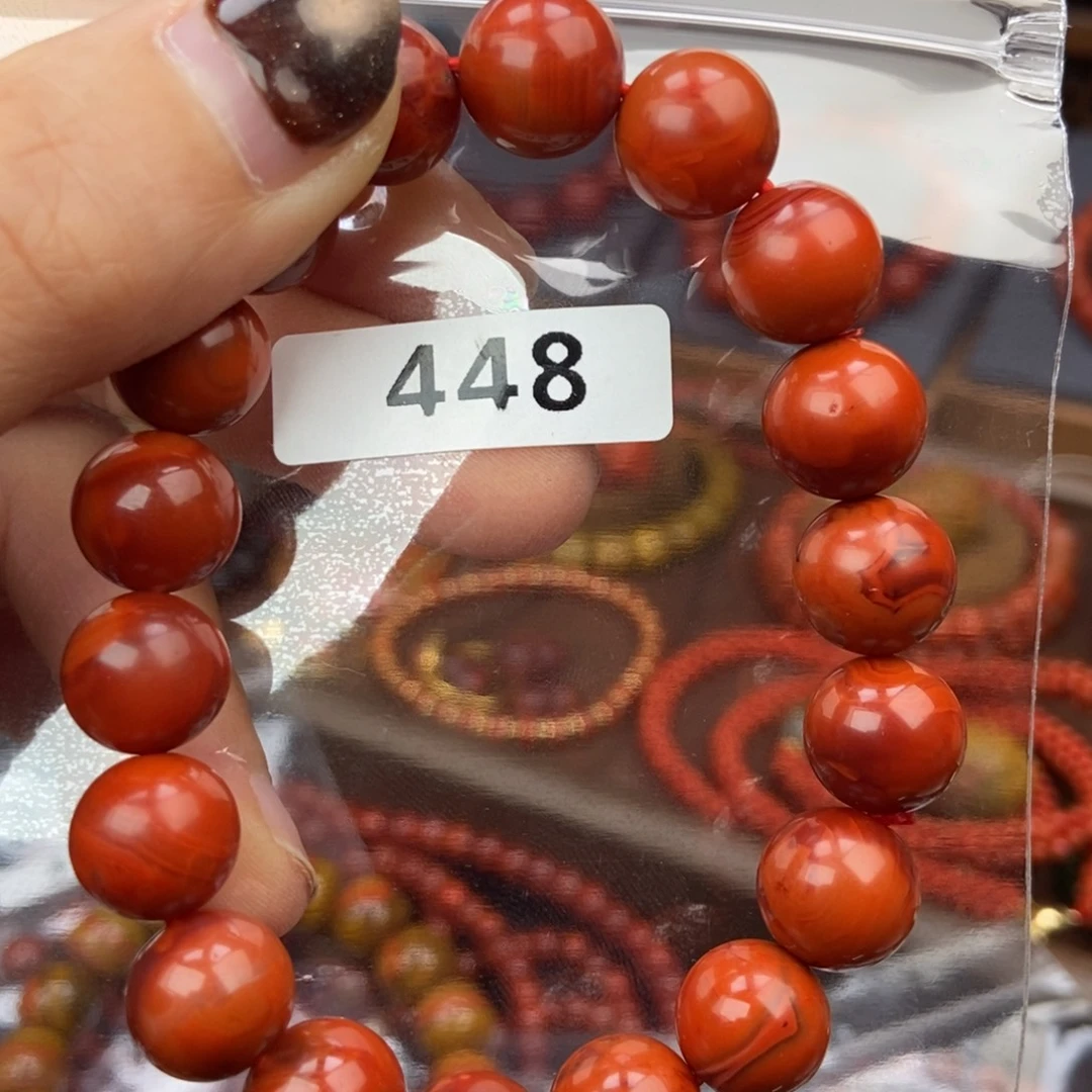 南红玛瑙未镶嵌手链