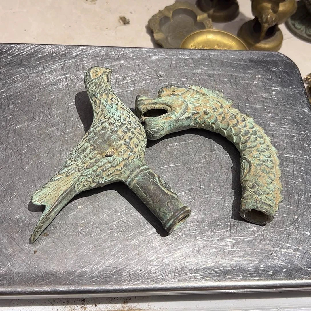 瑕疵黄铜摆件工艺品