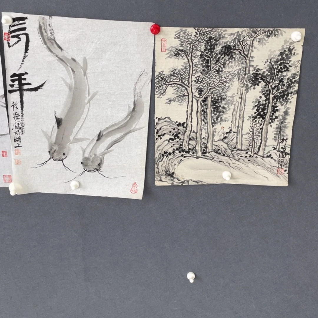 国画李致臣老师绘画