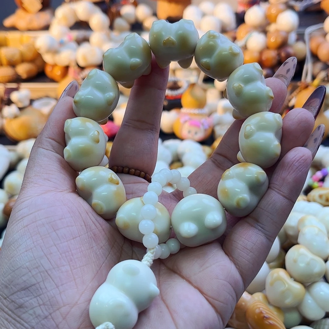 菩提根/象牙果手串柯基屁屁送滴流
