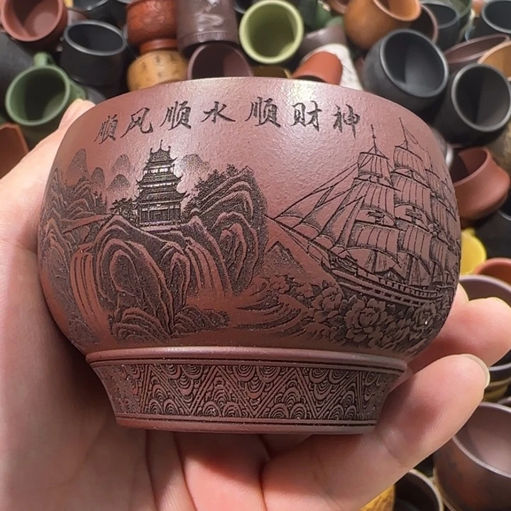 茶杯紫砂全手工制作工艺