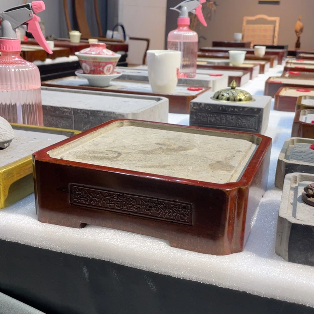 【闪购商品】砖雕金砖干泡茶台