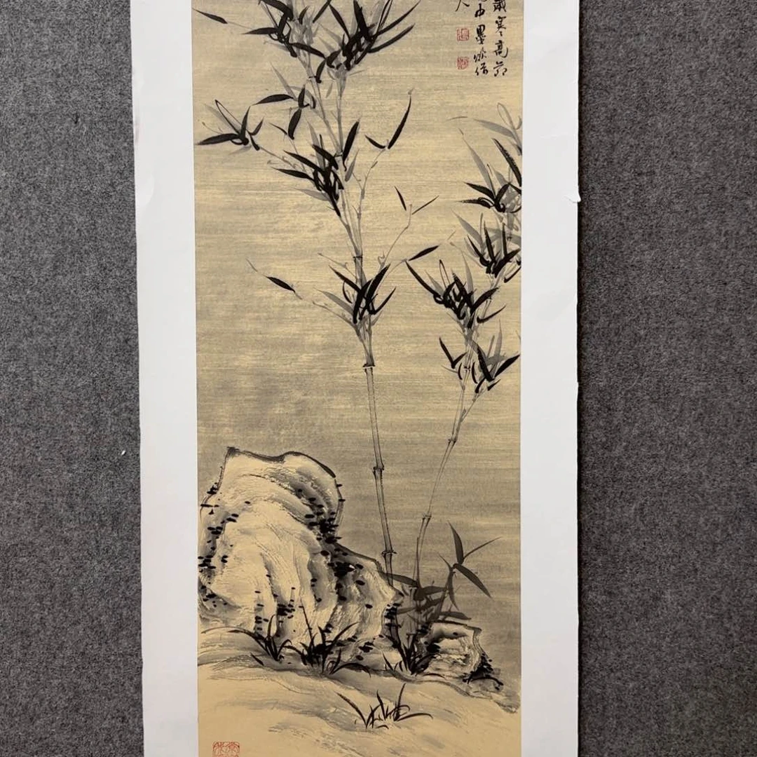 国画写竹人张小伟老师手绘作品