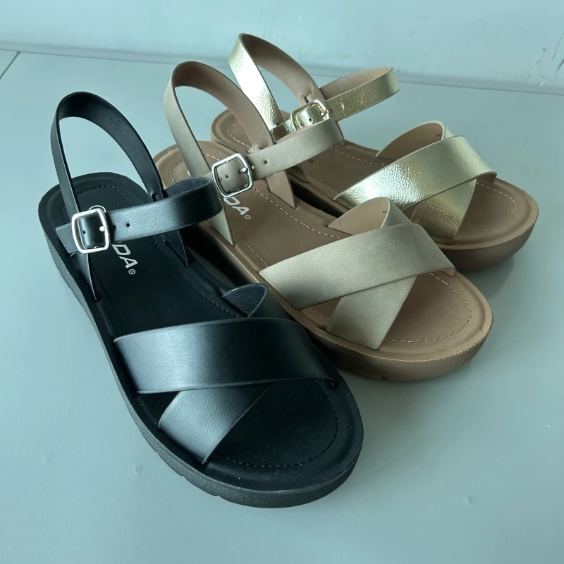 25款时尚休闲百搭外穿拖鞋女鞋一字带凉鞋-0249