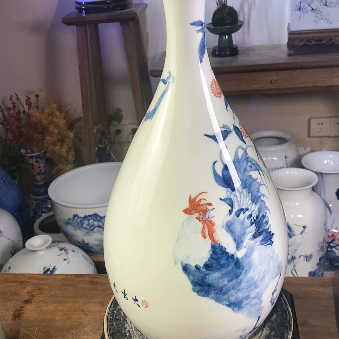 【闪购商品】景德镇陶瓷家用摆件自**生