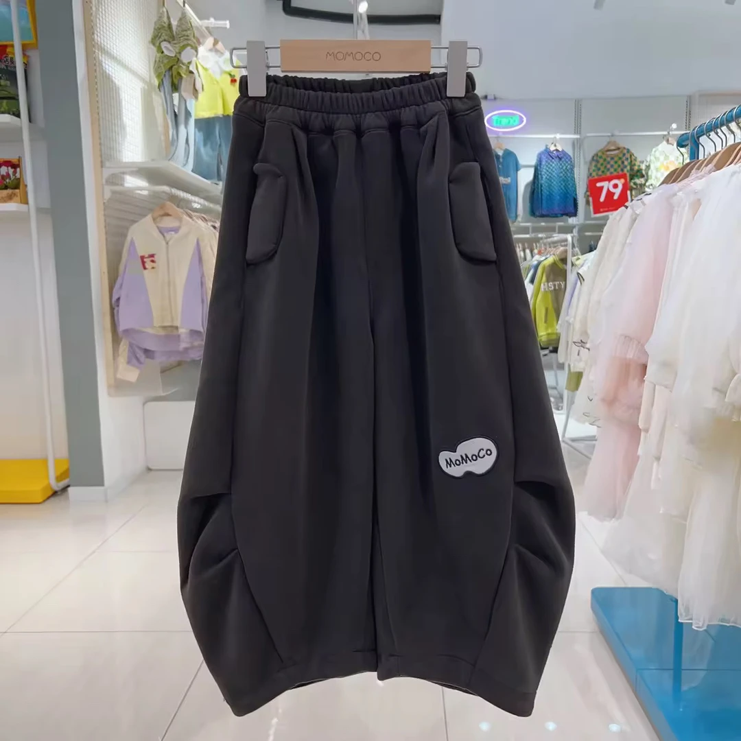 MOMOCO/玛米玛卡春秋新款韩版阔腿百搭时尚休闲裤77330358013