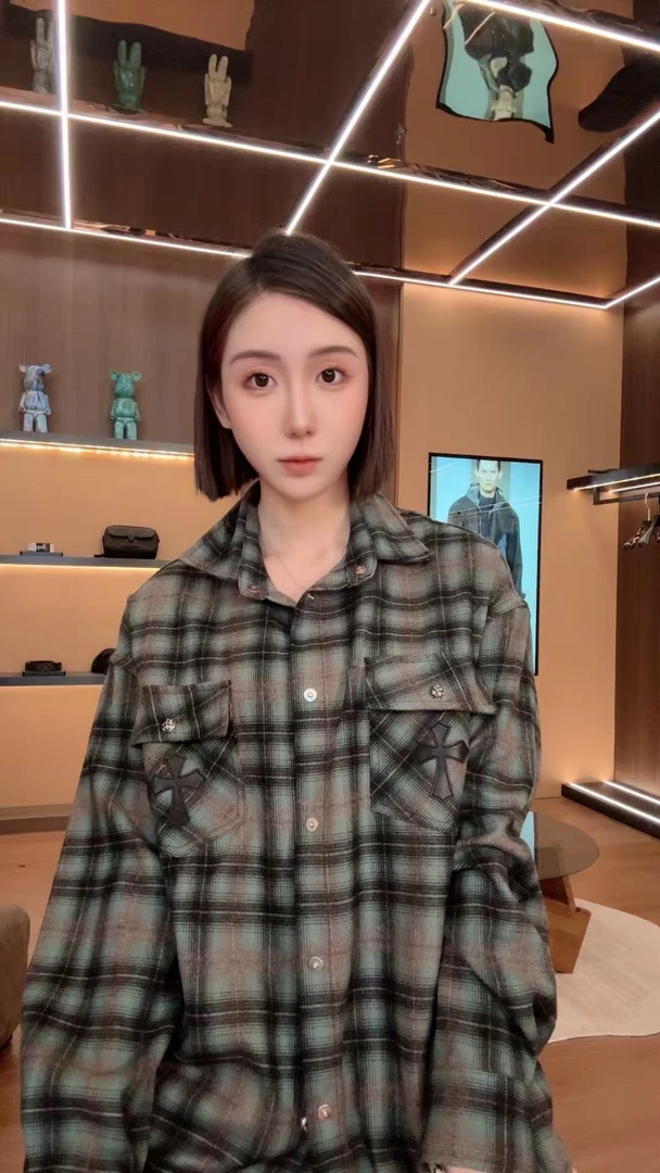 【Y3321】刺绣高级感轻奢衬衫