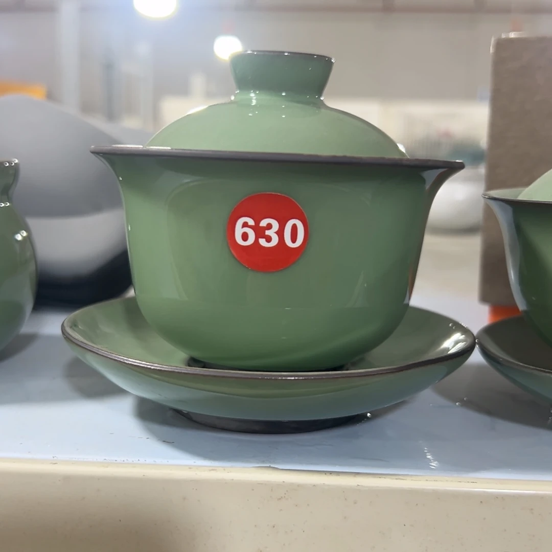 微瑕陶瓷茶壶茶杯家用