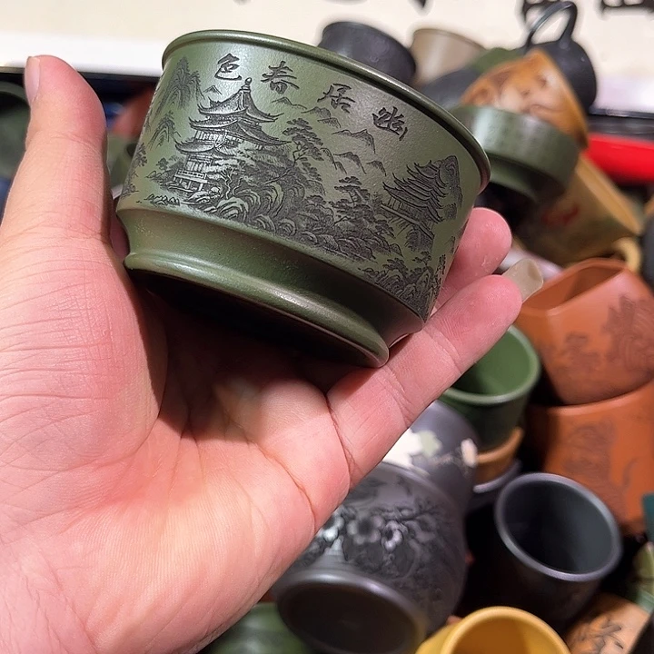 茶杯紫砂全手工紫砂主人杯