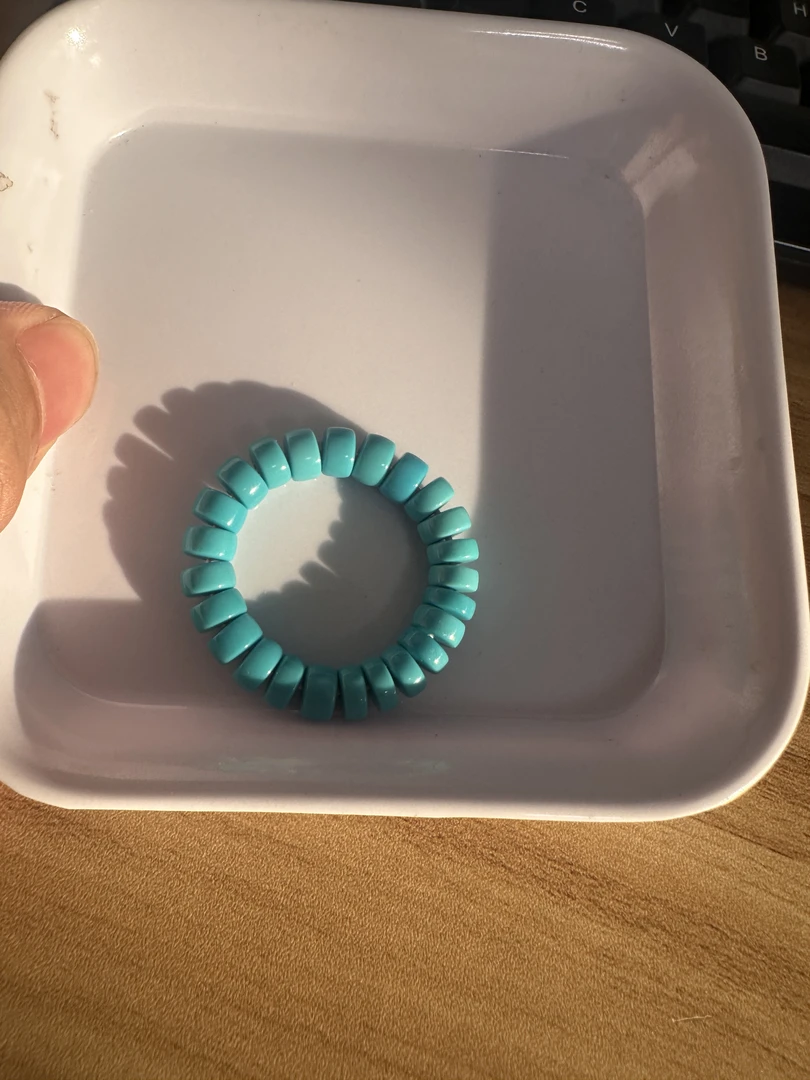 天然绿松石直切隔片