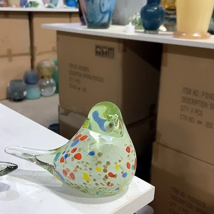 琉璃琉璃花瓶高6口12