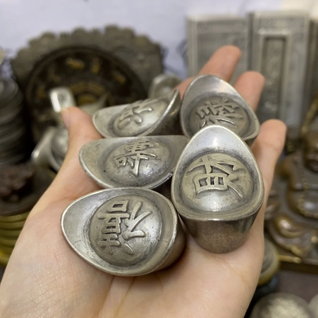 金属复古工艺品五福
