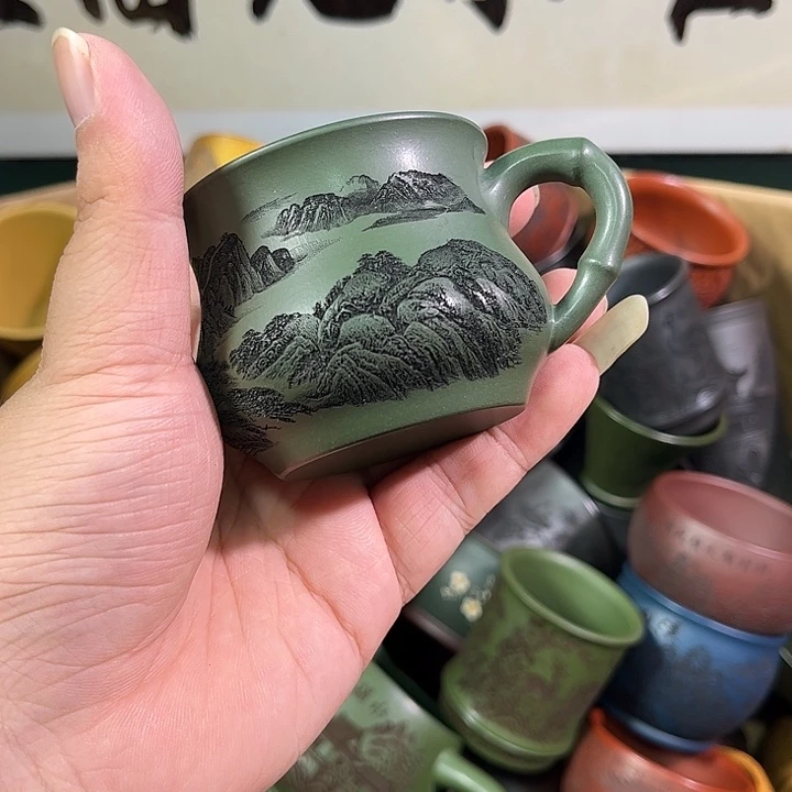 茶杯紫砂全手工紫砂主人杯