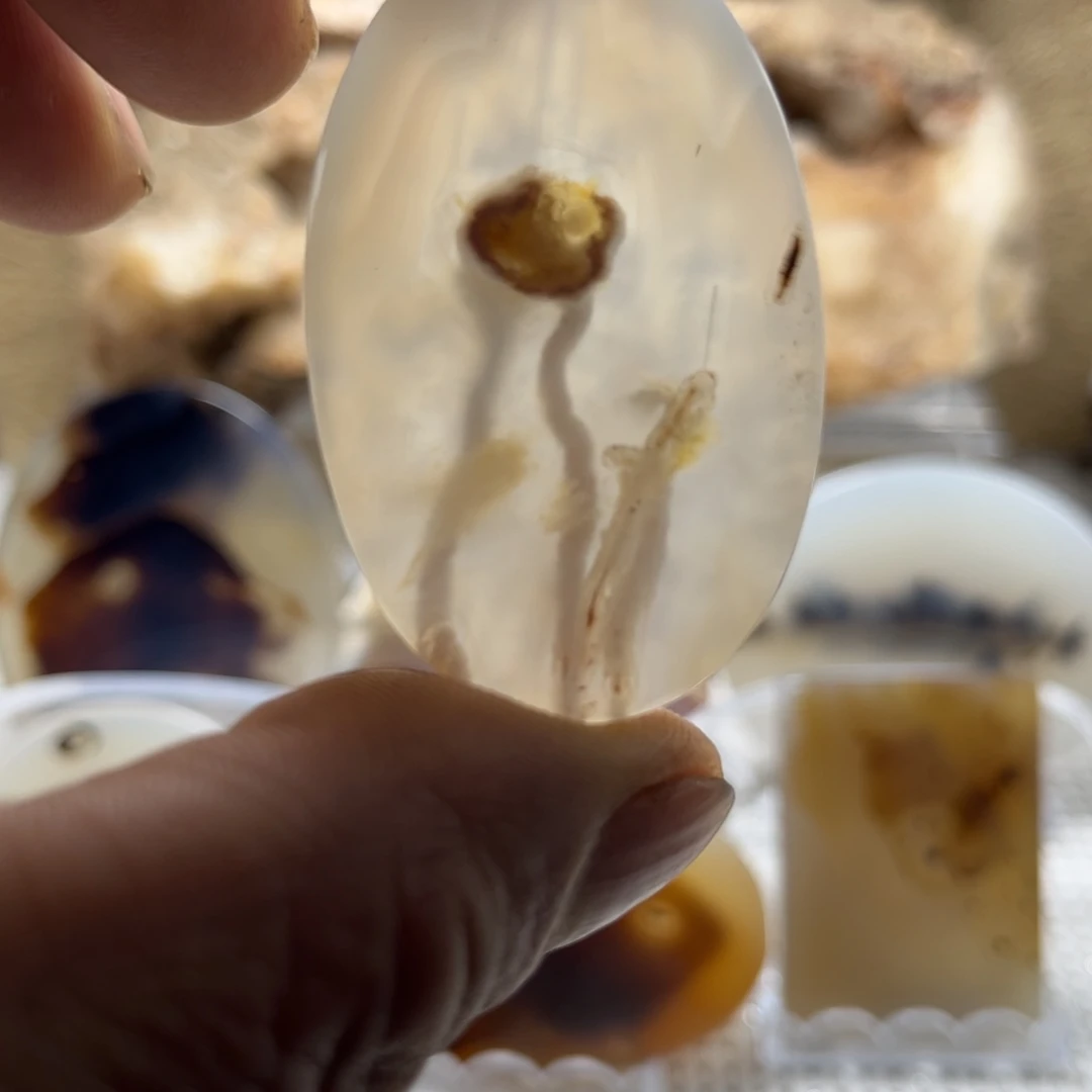 玛瑙/玉髓未镶嵌吊坠(不含链)