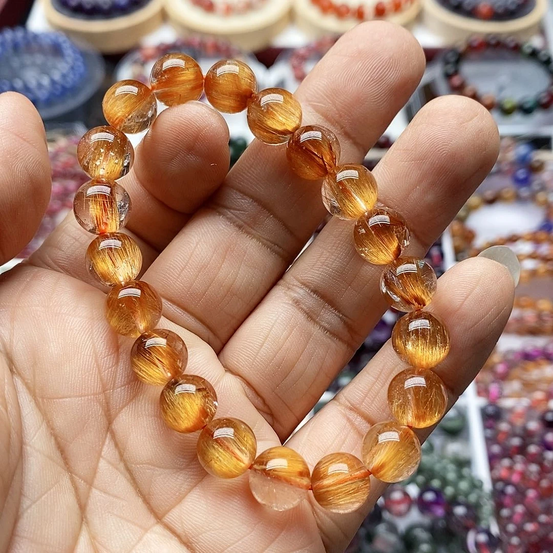 雪***水晶未镶嵌手链水晶